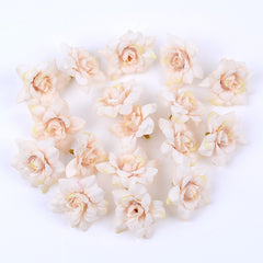 10pcs Silk Rose Head for Wedding Home Decoration DIY Craft Flowers