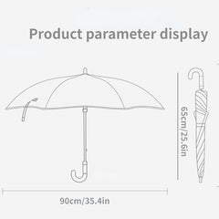 Children's Cartoon Manual Umbrella Round Corner Sunshade Reflective Bar