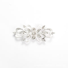 Alloy Inlaid Glass Button for Fur Coat Decoration