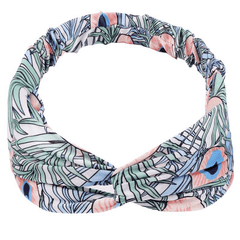 Bohemian Vintage Cross Turban Hair Band for Women Girls