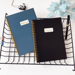 A5 Coil Loose leaf Notebook Daily Work Plan Blank Horizontal Line 75 Sheets