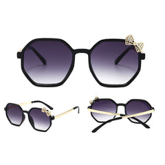 Bow Polygon Sunglasses Large Gradient UV400 Shades