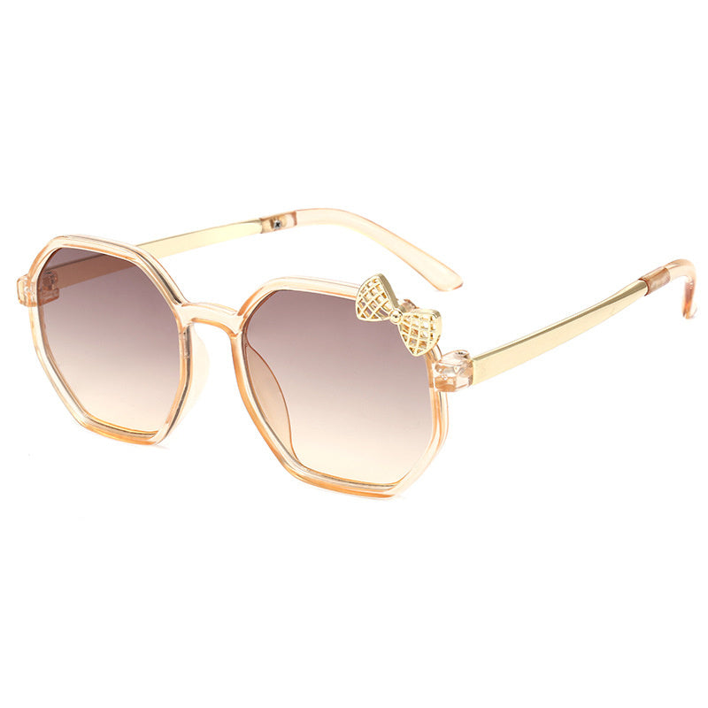 Bow Polygon Sunglasses Large Gradient UV400 Shades