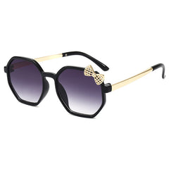 Bow Polygon Sunglasses Large Gradient UV400 Shades