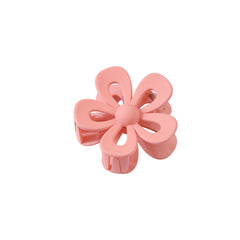 Matte Flower Hair Claw Hollow Shark Claw Hair Clip