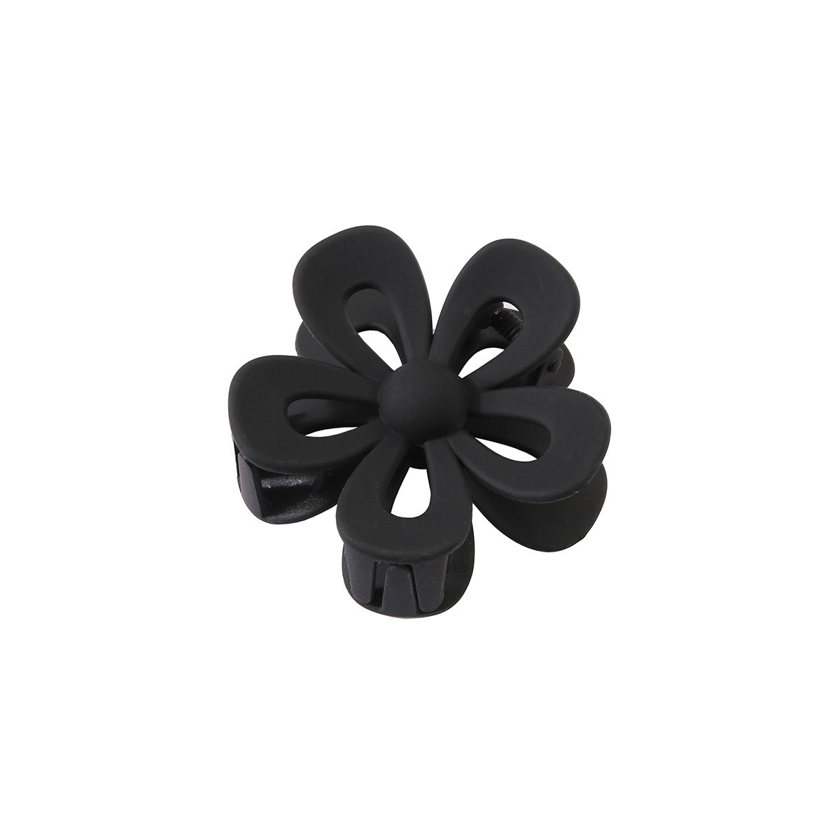 Matte Flower Hair Claw Hollow Shark Claw Hair Clip
