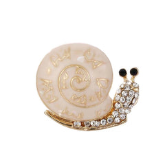 Snail Enamel Brooch Animal Charm Corsage Clothing Scarf Buckle Gift