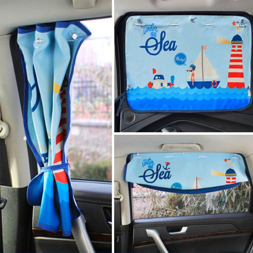 Cartoon Car Seat Sun Shade for Baby/Child - Rear Side Window Curtain Film