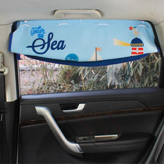 Cartoon Car Seat Sun Shade for Baby/Child - Rear Side Window Curtain Film