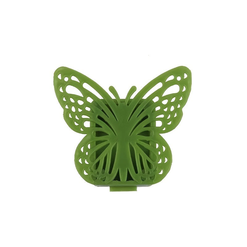 10pcs Green Butterfly Clips for Vines & Climbing Plants, Self Adhesive Plant Cli