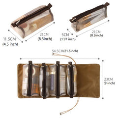 Detachable Cosmetic Bag Large Capacity Folding Travel Toiletry Bag
