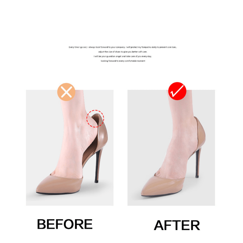 5 Pairs Heel Protector Relief Heel Pain Reduce Pressure On Heel Anti-wear Foot