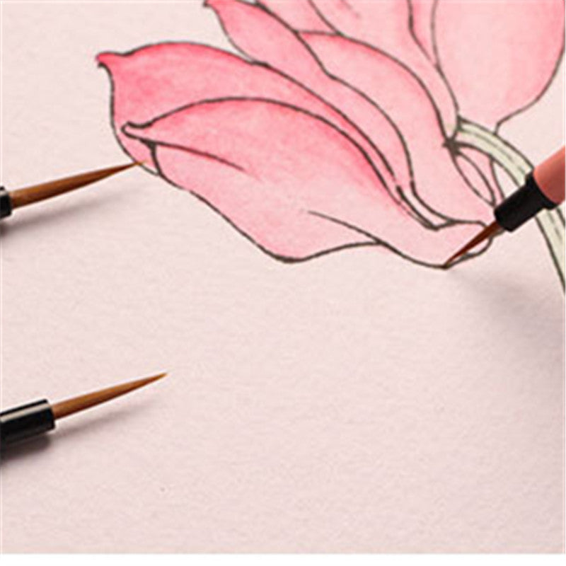 Ultra Fine 3 Line Brush Stroke Brush for Painting Nail Art