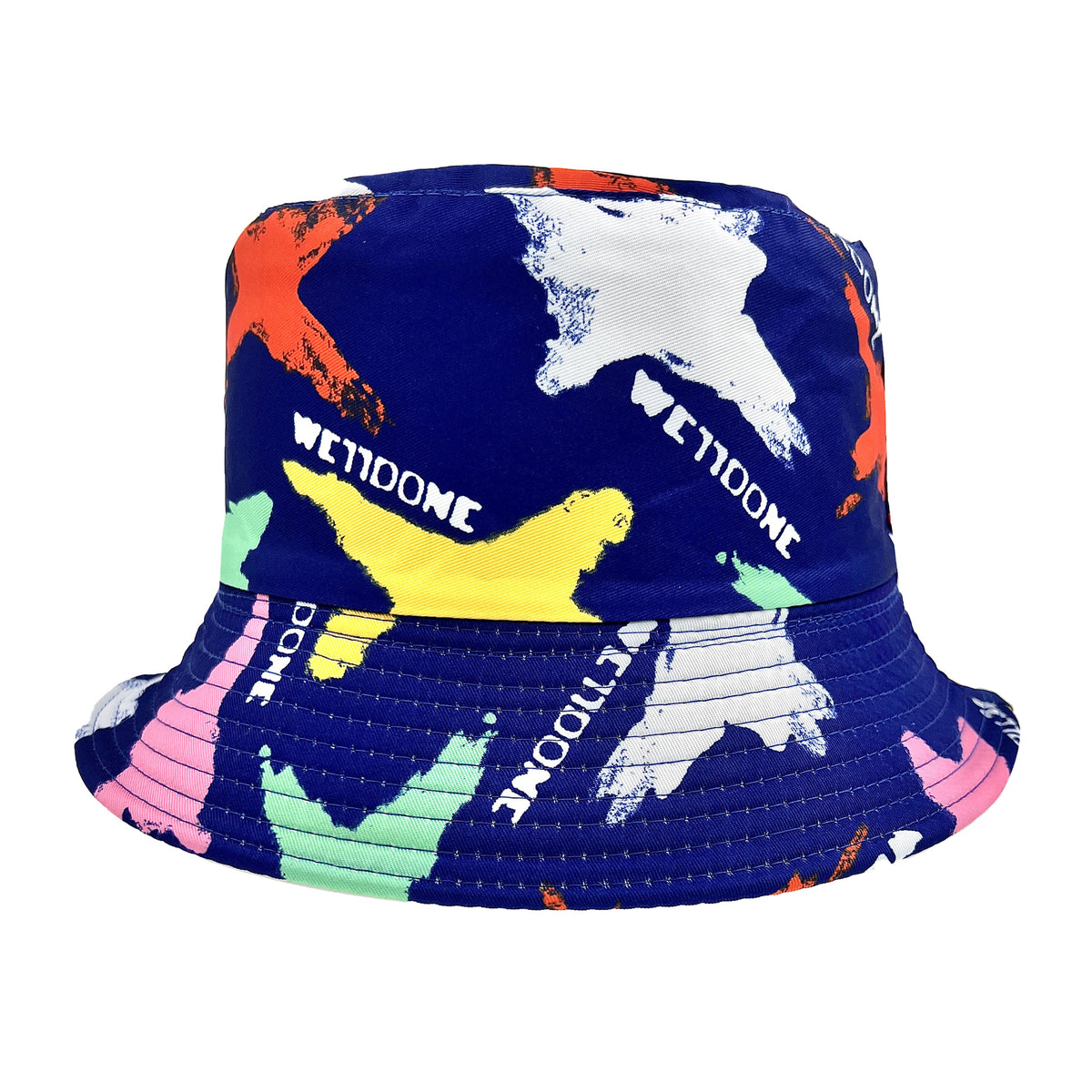 Graffiti Printed Bucket Hat Reversible Outdoor Sunscreen Travel Beach Hats