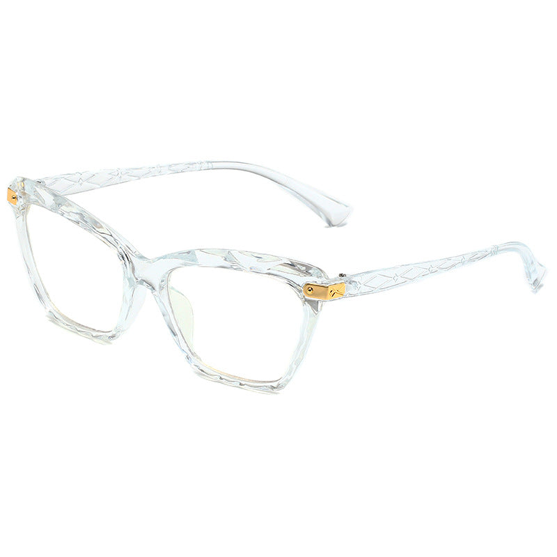 Square Anti Light Glasses For Women Men Casual Clear Lens Glasses