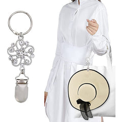 Alloy Hat Clip for Travel on Bag Top Tote Luggage