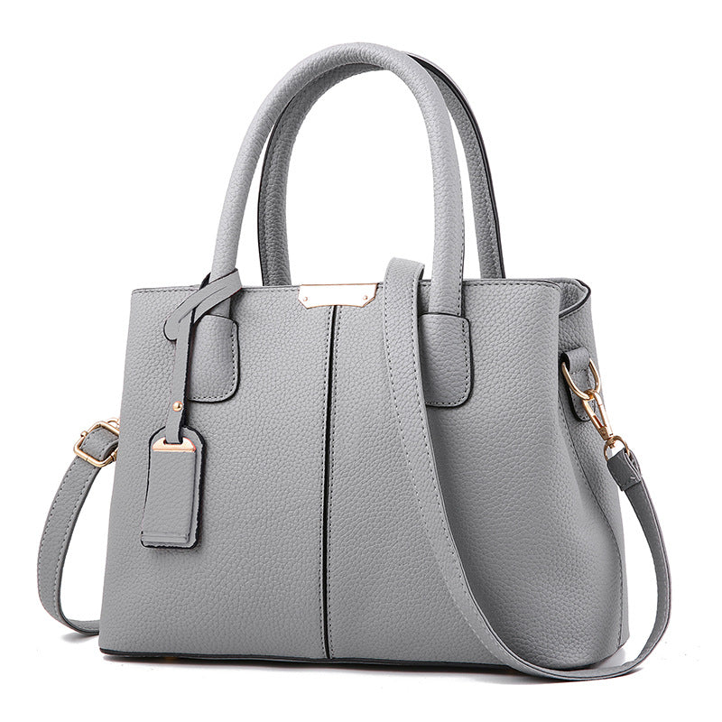 Classic Tote Satchel Bag Solid Shoulder Bag All Match Crossbody Bag