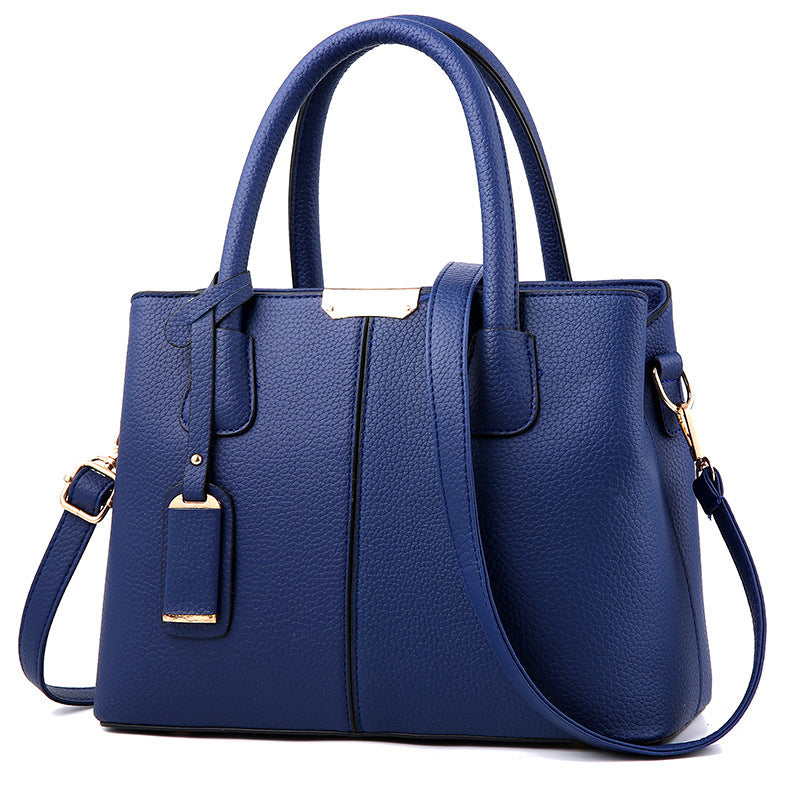 Classic Tote Satchel Bag Solid Shoulder Bag All Match Crossbody Bag