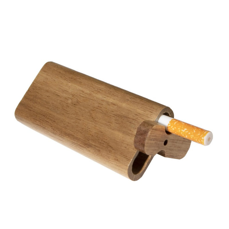 Wooden Cigarette Box With Sliding Lid Container