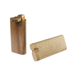 Wooden Cigarette Box With Sliding Lid Container
