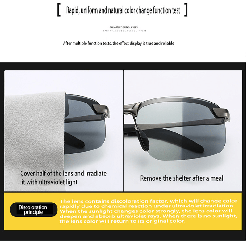 Men's Windproof Night Vision Driving Sunglasses