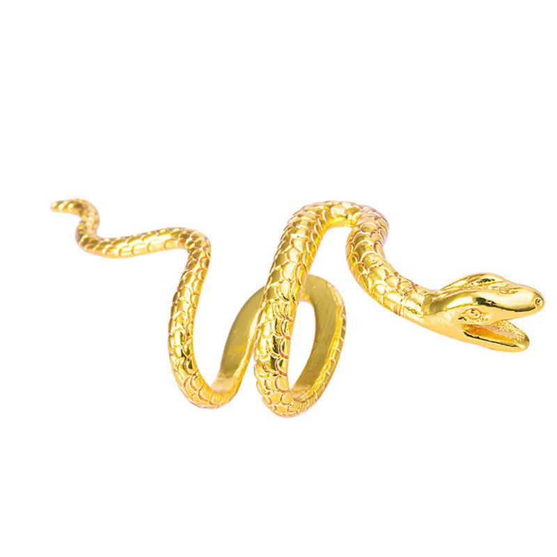Men's Snake Shaped Ear Clips Non Pierced Cuff Earrings