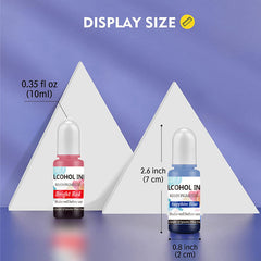 16pcs Epoxy Resin Pigment Set Alcohol Colorant Dye Art Ink For UV Epoxy Mold