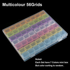 Adjustable Plastic Storage Box 28 56 Girds Clear Beads Organizer
