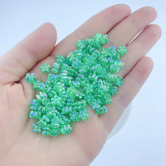 100pcs Acrylic Random Flower Bead