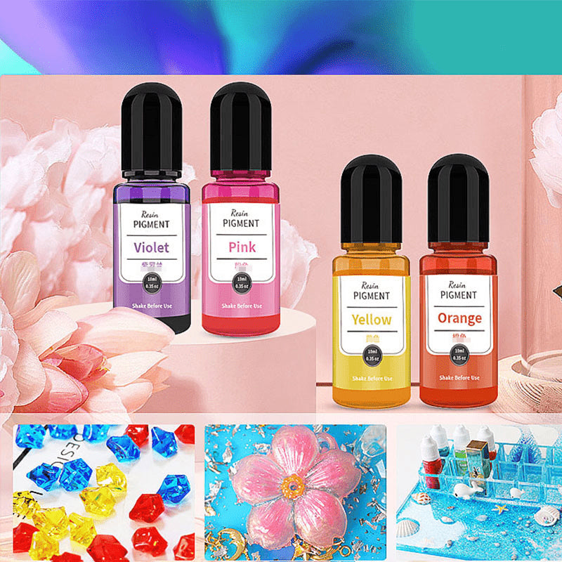 Alcohol Resin Pigment Set for DIY Jewelry Making