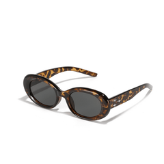 Men's Oval Sunglasses Retro Sunscreen with Box