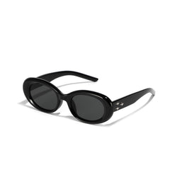 Men's Oval Sunglasses Retro Sunscreen with Box