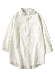 Men's Linen Short Sleeve Shirt for Summer Casual Wear