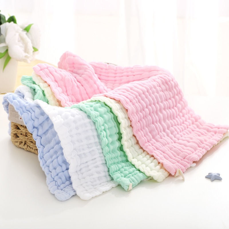 Seersucker Square Towel Absorbent Infant Toddler Sa