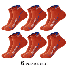 Men's Short Socks Thin Sports Mesh Running Sweat Absorbent Casual Cotton Socks