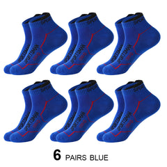 Men's Short Socks Thin Sports Mesh Running Sweat Absorbent Casual Cotton Socks