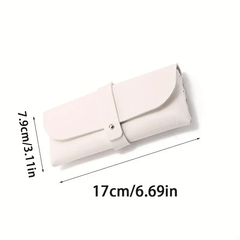 PU Leather Glasses Case Anti-pressure Portable Bag Storage Sunglasses Case