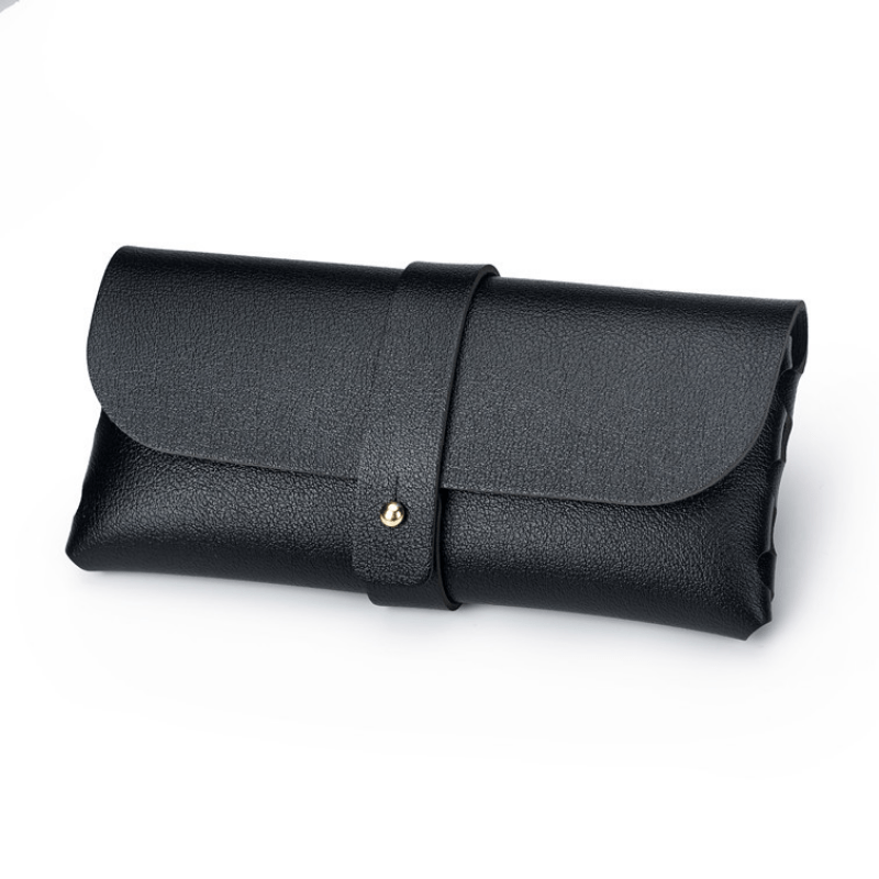 PU Leather Glasses Case Anti-pressure Portable Bag Storage Sunglasses Case