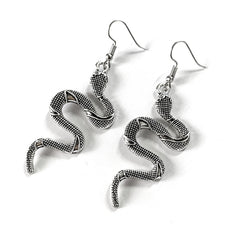 Vintage Snake Jewelry Set - Earrings & Pendant Necklace