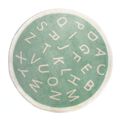Nordic Round Cartoon Carpet Thick Plush Rugs