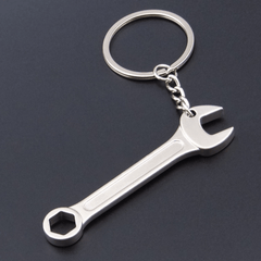 Mini Tool Keychain with Wrench Hammer Shovel Pliers - Gift for Men