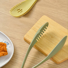 1pc Plastic Cooking Tongs Non Slip Food Tongs For Cooking Kitchen Tools