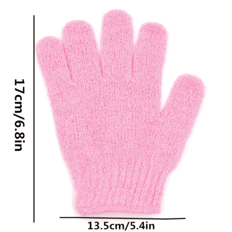 Exfoliating Bath Gloves for Gentle Skin Scrubbing at Home