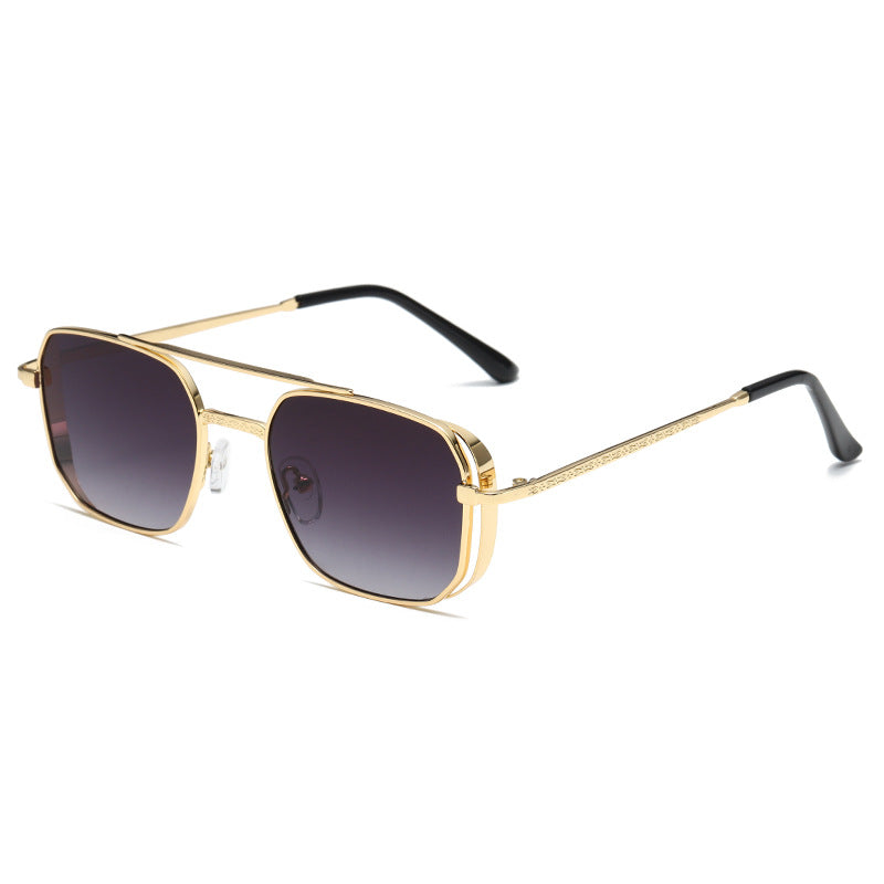 Men's Steampunk Metal Sunglasses UV Protection Eyeglasses
