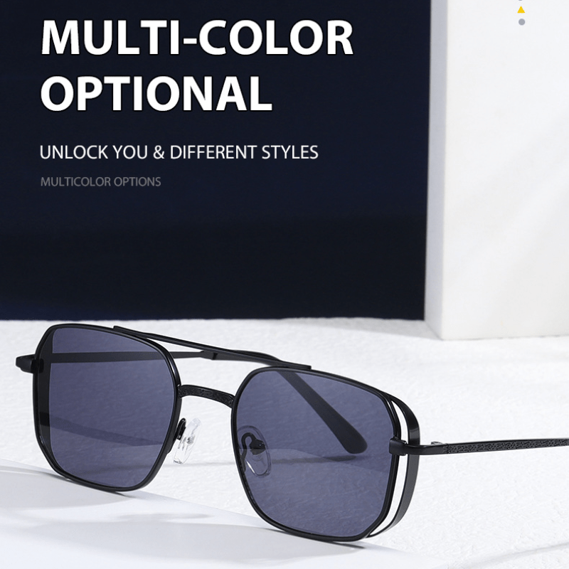 Men's Steampunk Metal Sunglasses UV Protection Eyeglasses