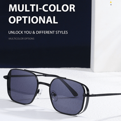 Men's Steampunk Metal Sunglasses UV Protection Eyeglasses