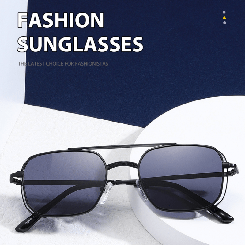 Men's Steampunk Metal Sunglasses UV Protection Eyeglasses