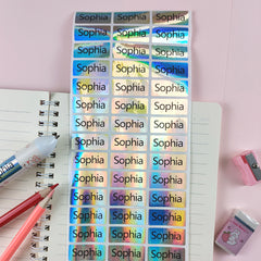 Custom Waterproof Name Sticker Labels Personalized 60/120pcs