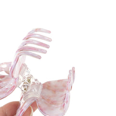 Sweet Acetate Butterfly Hair Claw Women Solid Shark Claw Ponytail Clips