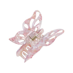 Sweet Acetate Butterfly Hair Claw Women Solid Shark Claw Ponytail Clips